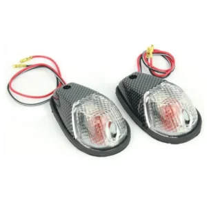 279-A10-50221#1.jpg. MSD Flush Mount Carbon Indicator - Clear Lens