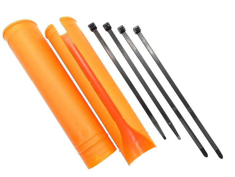 GetImageNoResize (9). MSD Upper Fork Tube Protector- Orange
