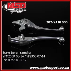 yabl005. MSD Brake Lever - YFZ450/R/X/700