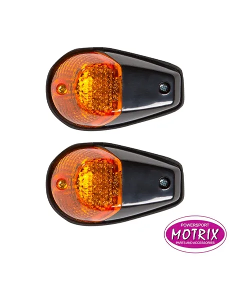 61-81901. MOTRIX Indicator Fairing Mount - Black/Amber