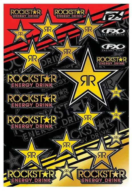 ANS-I15-68700 #1. FX Mylar Rockstar Sticker Kit