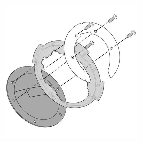 BF17 #2. GIVI Flange - BMW R1200GS 14-18