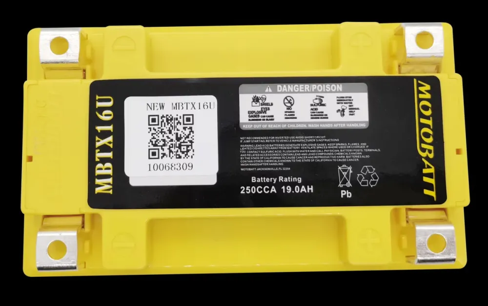 MBTX16U #3. MOTOBATT MBTX16U Battery