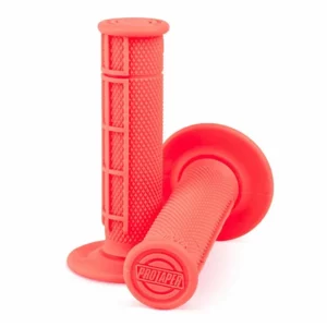 02-4043. PRO TAPER 1/2 Waffle Grip - Neon Red