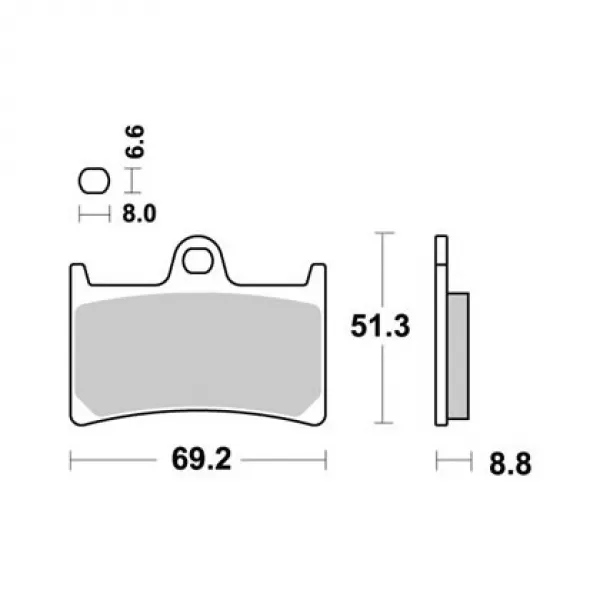 SBS 634DC#1.jpg. SBS 634DC Race Front Brake Pad
