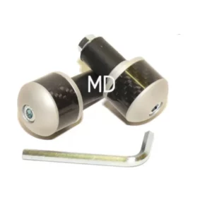 279-A99-00170#1.jpg. MSD Road Bar End - Carbon/Silver