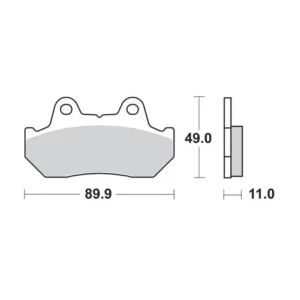SBS 542HF#1.jpg. SBS 542HF Brake Pad