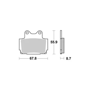 SBS 570HF#1.jpg. SBS 570HF Brake Pad