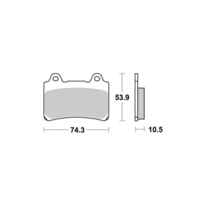 SBS 590HF#1.jpg. SBS 590HF Brake Pad