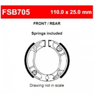 220-FSB705A#1.jpg. FERODO Brake Shoe EBC304