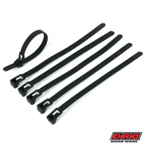 D58-10-101. DRC Release Ties 150mm - Black