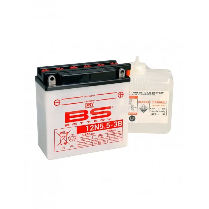 384-12N5.5-3B#1.jpg. BS 12N5.5-3B Battery