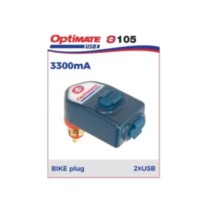 O105-SINGLE#1.jpg. OPTIMATE Charger Dual Output USB - BMW/Triumph