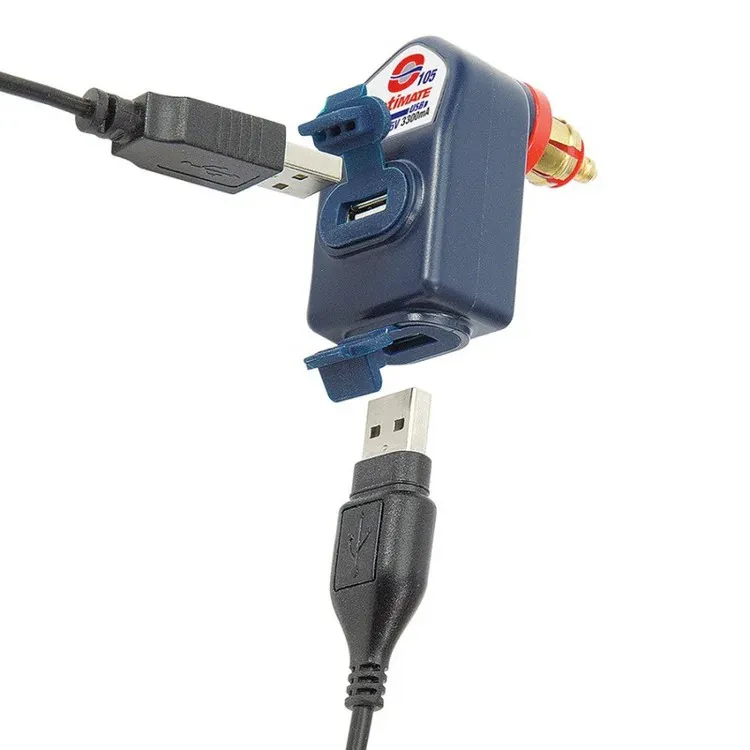 O105-SINGLE #3. OPTIMATE Charger Dual Output USB - BMW/Triumph