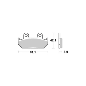 SBS 593HF#1.jpg. SBS 593HF Brake Pad