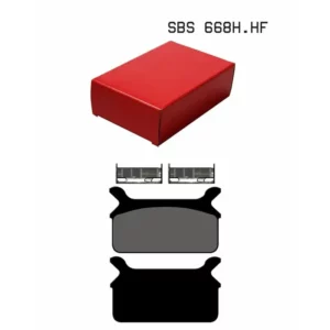 668hhf-1. SBS 668H.HF Brake Pad