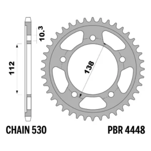 213-R-4448-49#1.jpg. PBR Rear Sprocket 4448-49