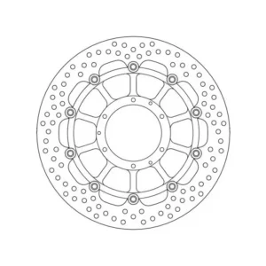 221-113114#1.jpg. MOTO-MASTER Halo Brake Disc Front - CBR100RR