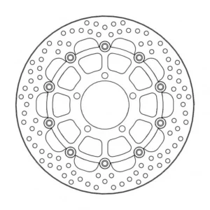 221-112166#1.jpg. MOTO-MASTER Halo Brake Disc Front - Triumph
