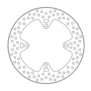 221-110679#1.jpg. MOTO-MASTER Halo Brake Disc Rear - Kawasaki