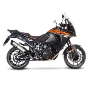 245-14192e. LEO VINCE LV1 Evo Stainless Slip-On - KTM 1090 / 1290 Adventure