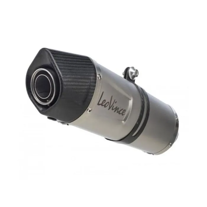 245-14142S#1.jpg. LEO VINCE Factory-S Stainless Slip-On - ZX10R