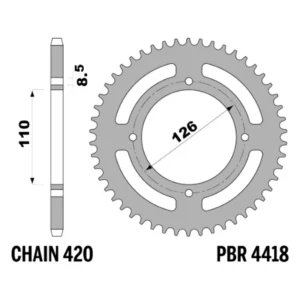213-R-4418-46#1.jpg. PBR Rear Sprocket 4418-46