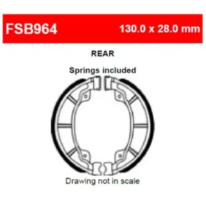 220-FSB964#1.jpg. FERODO Brake Shoe - SYM EBC824