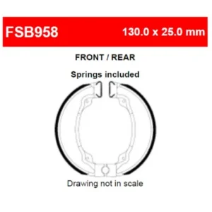 220-FSB958A#1.jpg. FERODO Brake Shoe - Kymco EBC330/818
