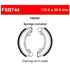 220-FSB744#1.jpg. FERODO Brake Shoe EBC327