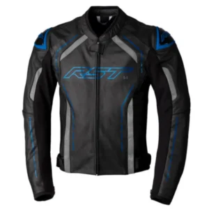 491-102977S1-BU. RST S1 Leather Jacket - Black/Blue