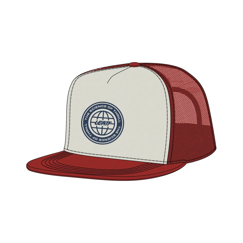 Leatt_2026_Lifestyle_CapTrucker_ChilliRed_Front_50. Leatt Cap Trucker - Chili Red