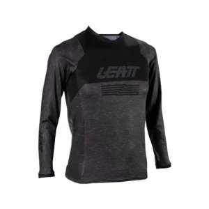 Leatt_JerseyMoto_4.5Jnr_StealthBlackGrey_ProductFr. Leatt Jersey Moto 4.5 Junior - Stealth