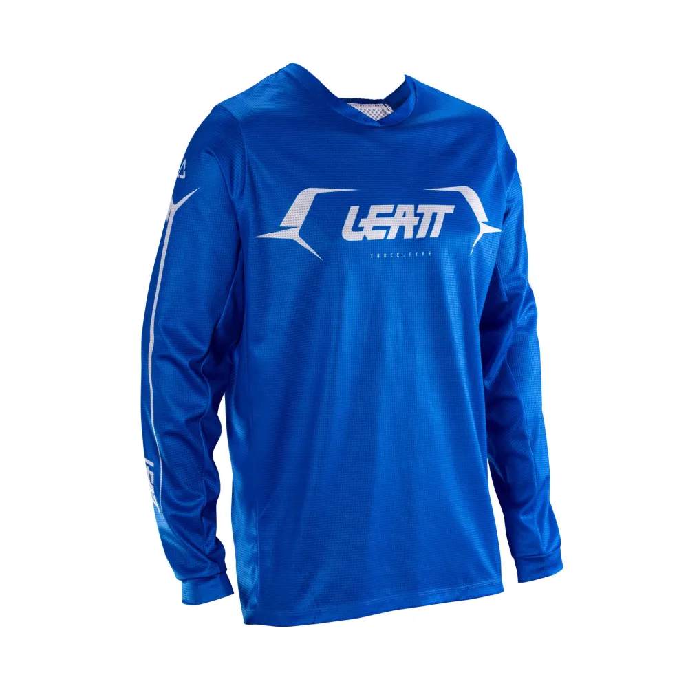 Leatt_JerseyMOTO_3.5_Blue_ProductFront_5026020500_. Leatt Jersey Moto 3.5 - Blue