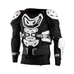 Leatt_BodyProtector_5.5_Wht_FrontLeft_5015400110-d. Leatt Body Protector 5.5 White