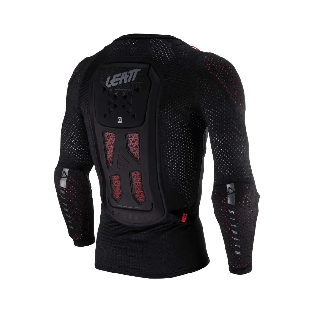 bodyprotector_stealth_blk_backright_5024060460_f1c. Leatt Body Protector ReaFlex Stealth