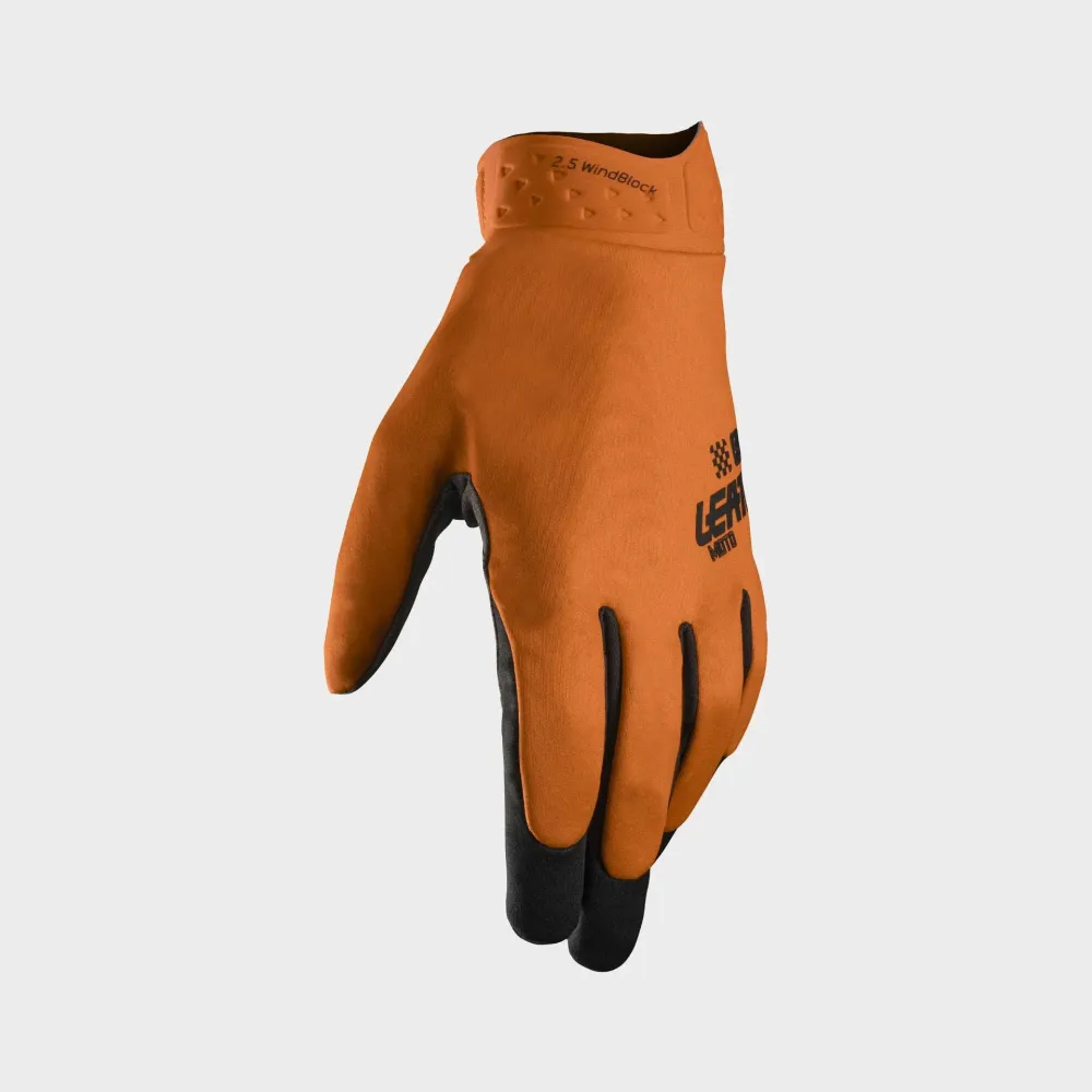 31598_Glove_Moto_2.5_WindBlock_Orange_4_6027010400. Leatt Moto 2.5 WindBlock Glove - Orange