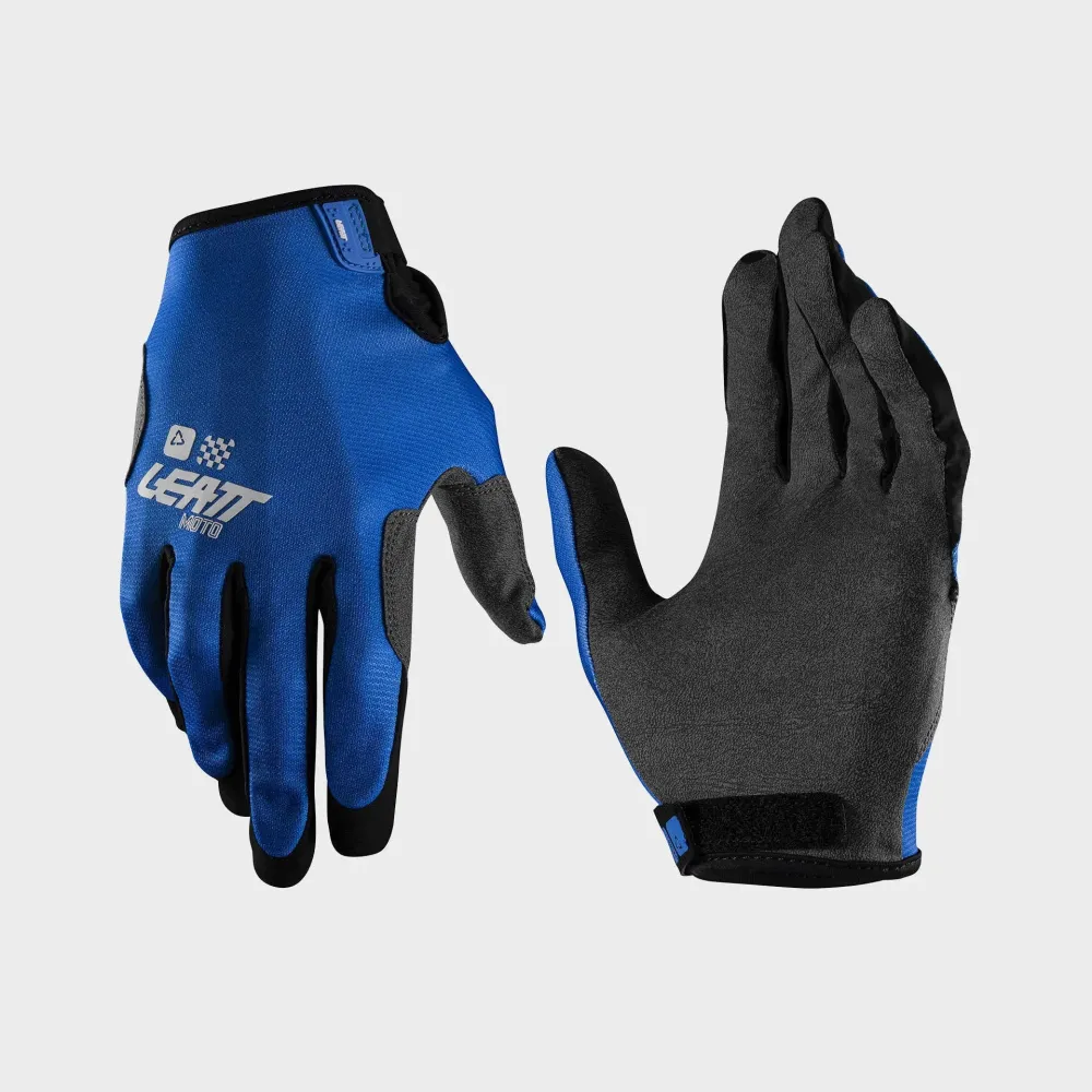 31602_Glove_Moto_1.5_GripR_Blue_1_6027010480-done. Leatt Moto 1.5 GripR Glove - Blue