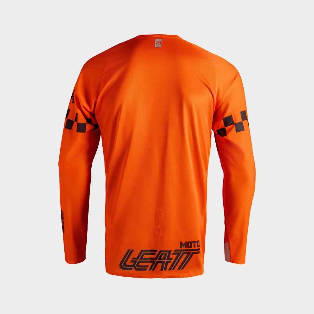 30844_Jersey_Moto_4.5_Enduro_X-flow_Speed_Orange_2. Leatt Moto 4.5 Enduro X-flow Jersey - Speed Orange
