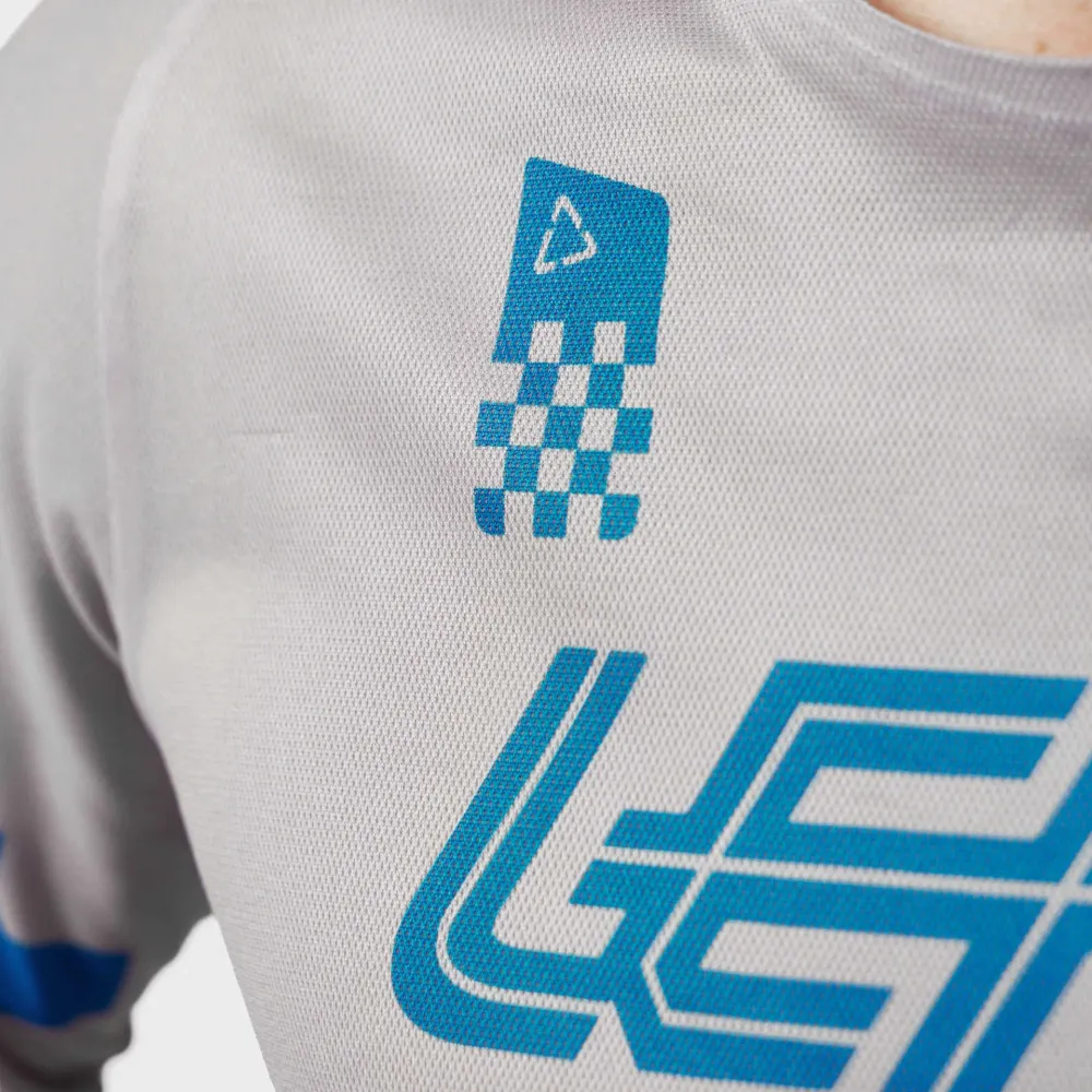 30845_Leatt_Jersey_Moto_4.5_Enduro_X-flow_Speed_St. Leatt Moto 4.5 Enduro X-flow Jersey - Speed Steel Grey