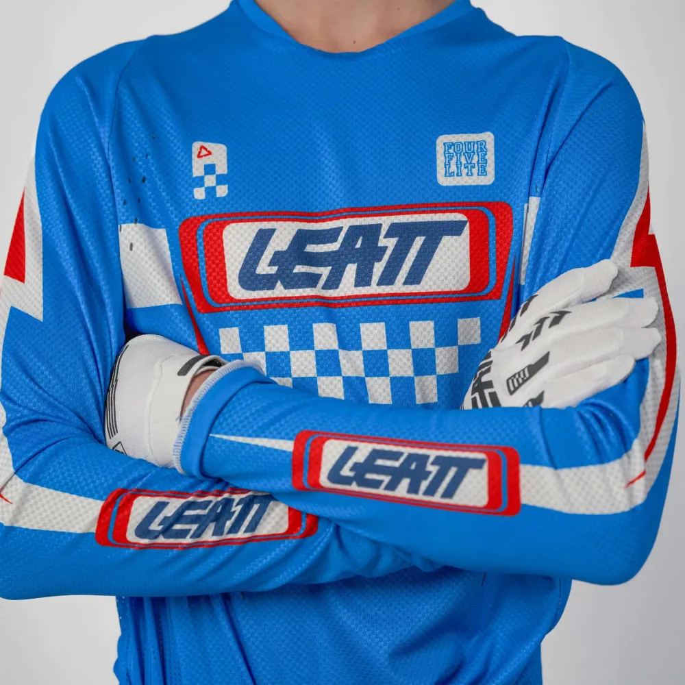 31609_Leatt_Jersey_Moto_4.5_Jr_Speed_Blue_4_502701. Leatt Moto 4.5 Junior Jersey - Speed Blue
