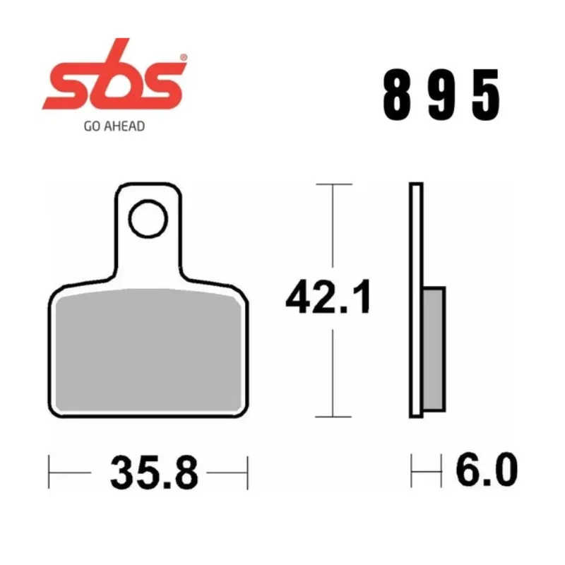 895rsi-2. SBS 895RSI Rear Brake Pad