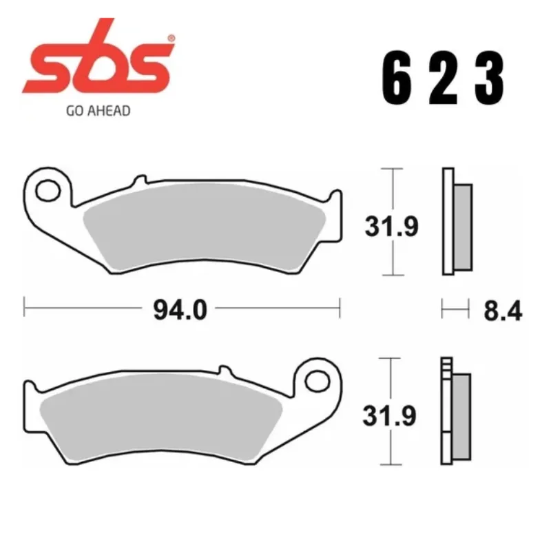 623ls-1. SBS 623LS Rear Brake Pad