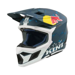 K0603-00_45 front_left_kini_RedBull_Helmet. Kini MX3 1.0 Helmet Red Bull