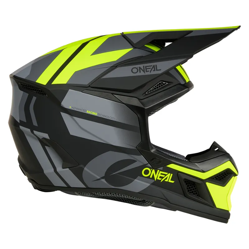 online-3-series-ride-blk-gry-yel-2. Oneal Helmet 3SRS Ride Blk/Gry/Yel