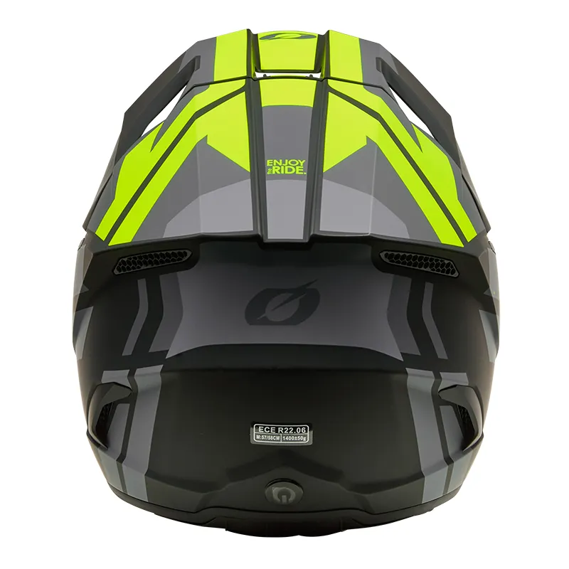 online-3-series-ride-blk-gry-yel-4. Oneal Helmet 3SRS Ride Blk/Gry/Yel