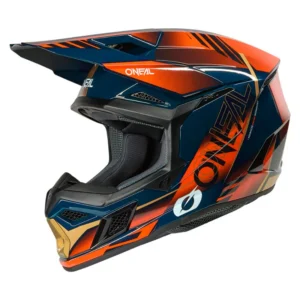 online-3-series-haze-blu-org-gld-1. Oneal Helmet 3SRS Haze Blu/Org/Gld