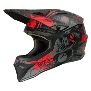 online-1-series-vibrant-blk-red-1. Oneal Helmet 1SRS Vibrant Blk/Red