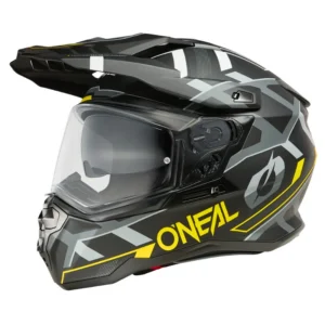 online-dsrs-square-3. Oneal Helmet D-SRS Square Blk/Yel/Gry