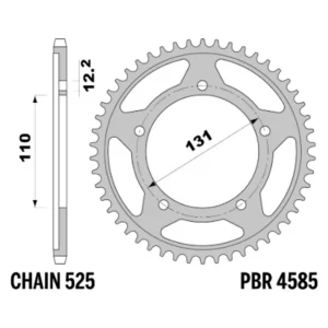 213-R-4585-45#1.jpg. PBR Rear Sprocket 4585-45